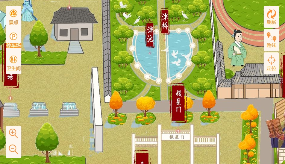 广丰手绘地图景区语音讲解导览系统：智慧景区建设的基石